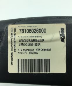 Alternative view of Connettore KTM EXC 4t cassa filtro-corpo farfallato codice: 78106026000