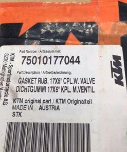 Alternative view of Ktm guarnizione tubeless 5x17 cod. 75010177044 - gasket rub.